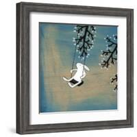 Follow Your Heart- Swinging Quietly-Kristiana Pärn-Framed Art Print