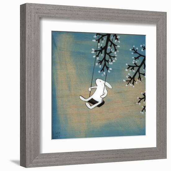 Follow Your Heart- Swinging Quietly-Kristiana Pärn-Framed Art Print