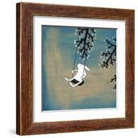 Follow Your Heart- Swinging Quietly-Kristiana Pärn-Framed Art Print