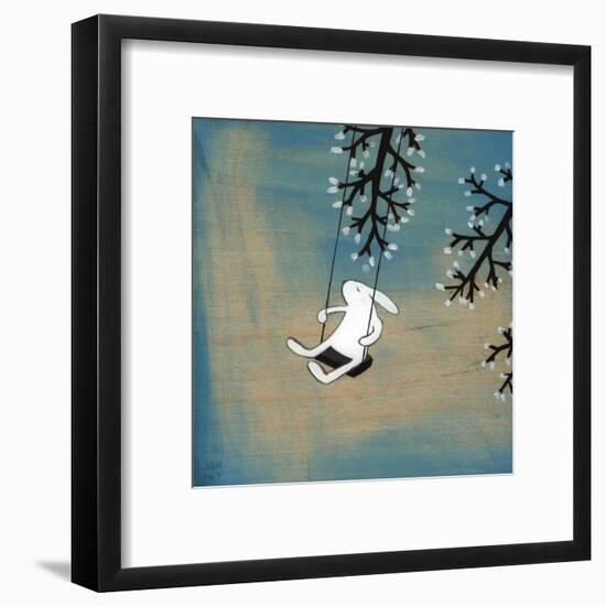 Follow Your Heart- Swinging Quietly-Kristiana Pärn-Framed Art Print