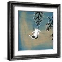 Follow Your Heart- Swinging Quietly-Kristiana Pärn-Framed Art Print