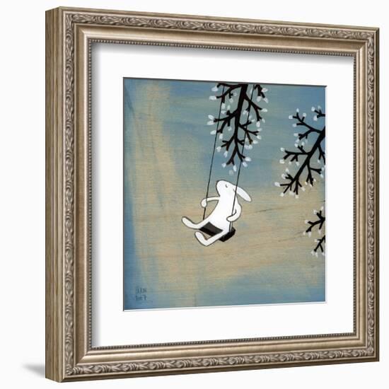 Follow Your Heart- Swinging Quietly-Kristiana Pärn-Framed Giclee Print