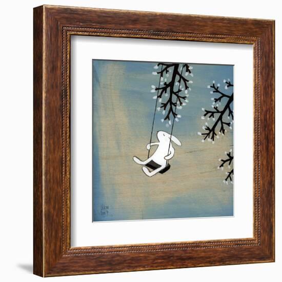 Follow Your Heart- Swinging Quietly-Kristiana Pärn-Framed Giclee Print