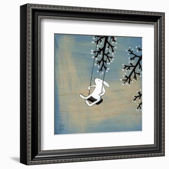 Follow Your Heart- Swinging Quietly-Kristiana Pärn-Framed Giclee Print