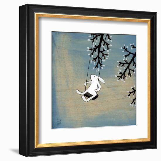 Follow Your Heart- Swinging Quietly-Kristiana Pärn-Framed Giclee Print