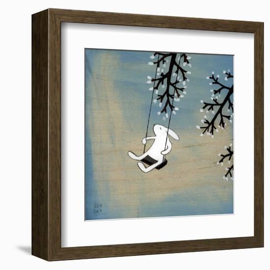 Follow Your Heart- Swinging Quietly-Kristiana Pärn-Framed Giclee Print