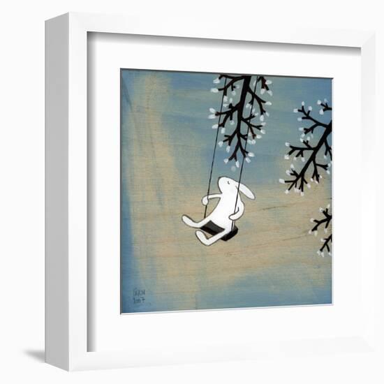 Follow Your Heart- Swinging Quietly-Kristiana Pärn-Framed Giclee Print