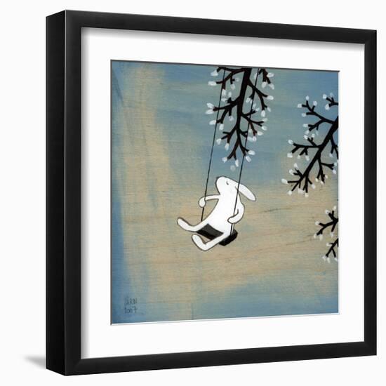 Follow Your Heart- Swinging Quietly-Kristiana Pärn-Framed Giclee Print