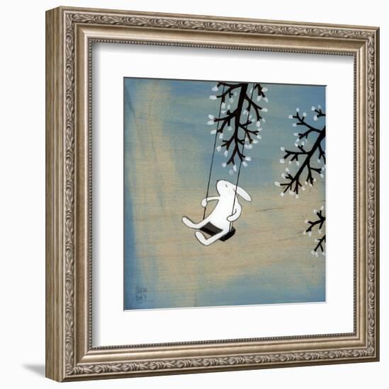 Follow Your Heart - Swinging Quietly-Kristiana Pärn-Framed Art Print