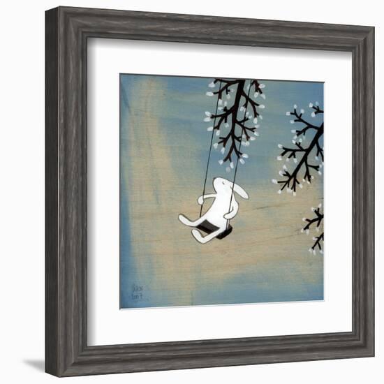 Follow Your Heart - Swinging Quietly-Kristiana Pärn-Framed Art Print