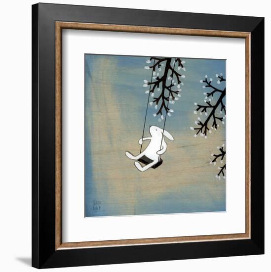 Follow Your Heart - Swinging Quietly-Kristiana Pärn-Framed Art Print