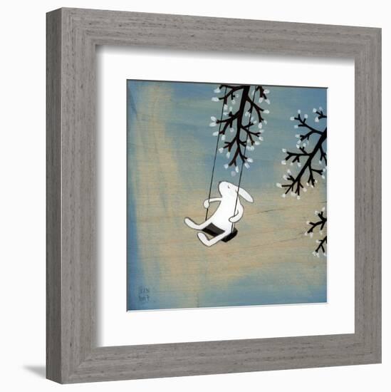 Follow Your Heart - Swinging Quietly-Kristiana Pärn-Framed Art Print