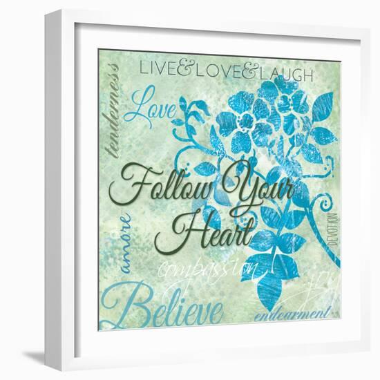 Follow Your Heart-Bee Sturgis-Framed Art Print