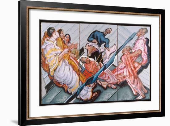 Followers of Krishna, 1996-Alek Rapoport-Framed Giclee Print