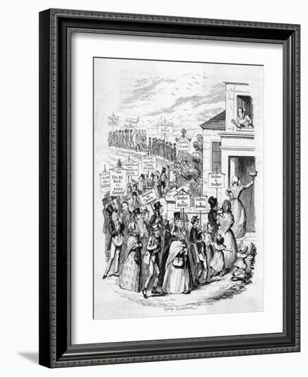 Followers-George Cruikshank-Framed Art Print