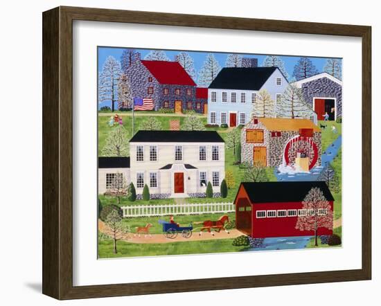 Following Mama-Susan Henke Fine Art-Framed Giclee Print