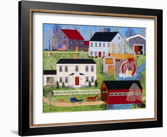 Following Mama-Susan Henke Fine Art-Framed Giclee Print