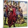 Following the Conquest of Gaul, Julius Caesar Set His Sights on Britain-C.l. Doughty-Mounted Giclee Print