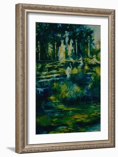 Folly 2002, Twickenham Statues and Fountain-Lee Campbell-Framed Giclee Print
