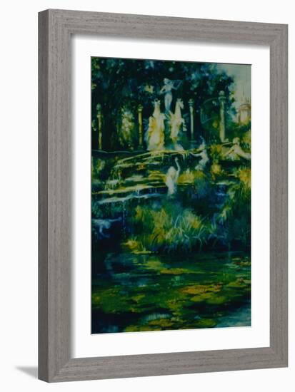 Folly 2002, Twickenham Statues and Fountain-Lee Campbell-Framed Giclee Print