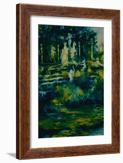 Folly 2002, Twickenham Statues and Fountain-Lee Campbell-Framed Giclee Print