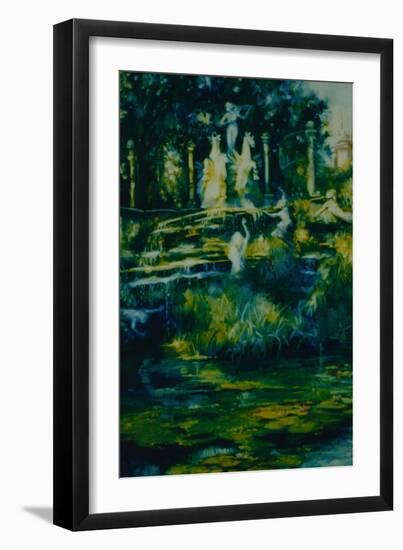 Folly 2002, Twickenham Statues and Fountain-Lee Campbell-Framed Giclee Print