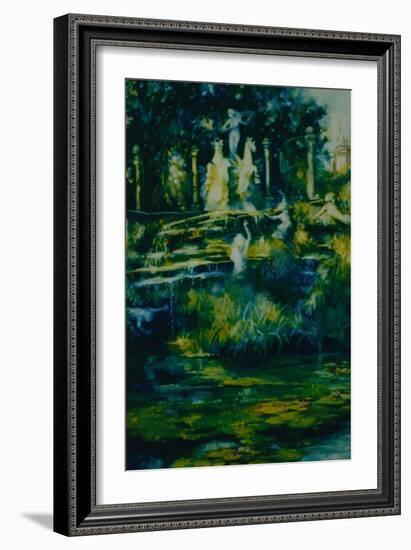 Folly 2002, Twickenham Statues and Fountain-Lee Campbell-Framed Giclee Print