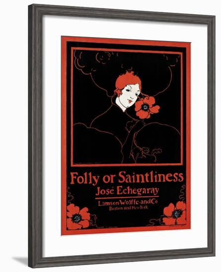 Folly or Saintliness-Ethel Reed-Framed Art Print