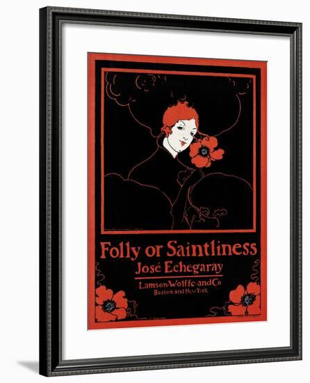 Folly or Saintliness-Ethel Reed-Framed Art Print