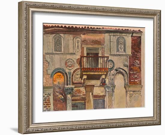 'Fondaco De Turchi, Venice', c1853-John Ruskin-Framed Giclee Print