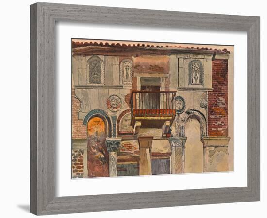 'Fondaco De Turchi, Venice', c1853-John Ruskin-Framed Giclee Print