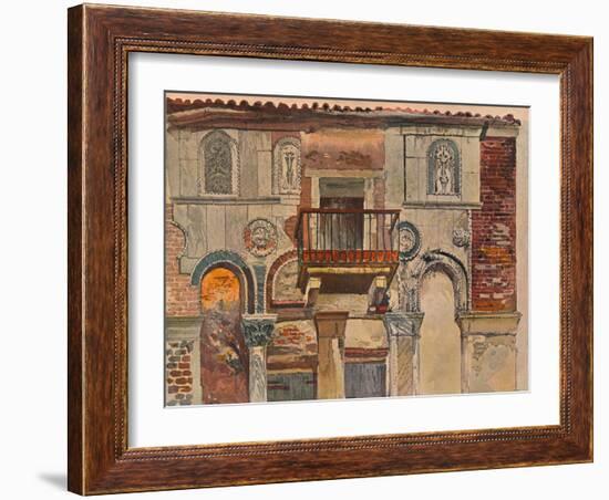 'Fondaco De Turchi, Venice', c1853-John Ruskin-Framed Giclee Print