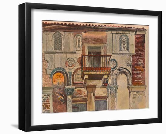 'Fondaco De Turchi, Venice', c1853-John Ruskin-Framed Giclee Print