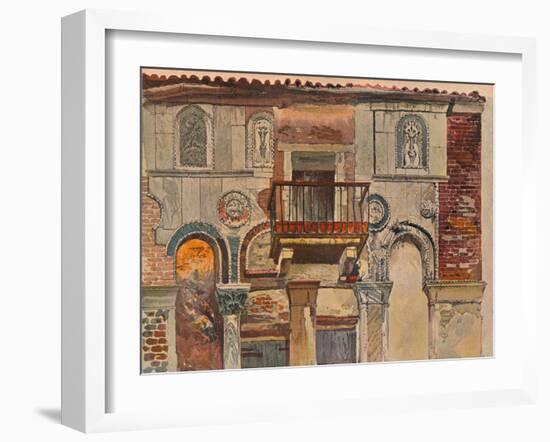 'Fondaco De Turchi, Venice', c1853-John Ruskin-Framed Giclee Print