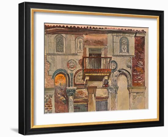 'Fondaco De Turchi, Venice', c1853-John Ruskin-Framed Giclee Print