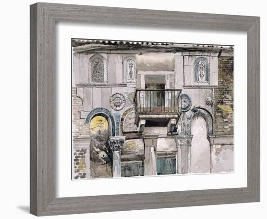 Fondaco Dei Turchi, Venice-John Ruskin-Framed Giclee Print