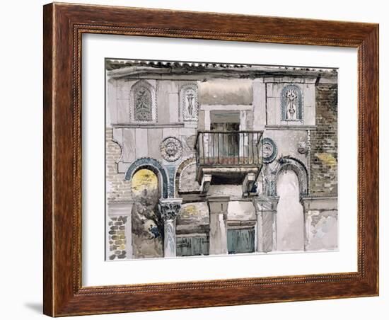 Fondaco Dei Turchi, Venice-John Ruskin-Framed Giclee Print