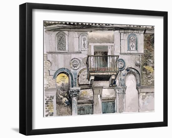 Fondaco Dei Turchi, Venice-John Ruskin-Framed Giclee Print