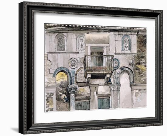 Fondaco Dei Turchi, Venice-John Ruskin-Framed Giclee Print