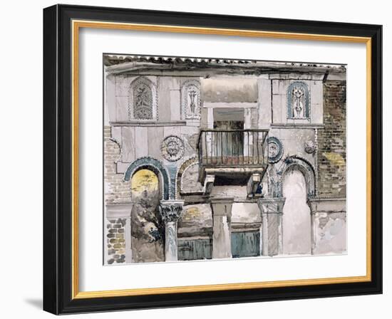 Fondaco Dei Turchi, Venice-John Ruskin-Framed Giclee Print