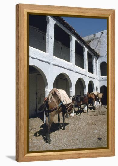 Fondouk, Chefchaouen, Morocco-Vivienne Sharp-Framed Premier Image Canvas