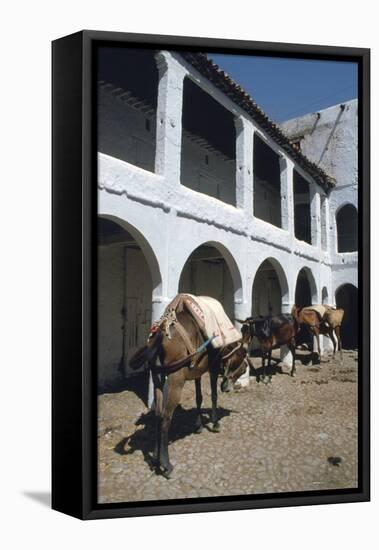 Fondouk, Chefchaouen, Morocco-Vivienne Sharp-Framed Premier Image Canvas