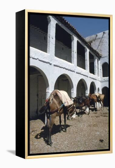 Fondouk, Chefchaouen, Morocco-Vivienne Sharp-Framed Premier Image Canvas