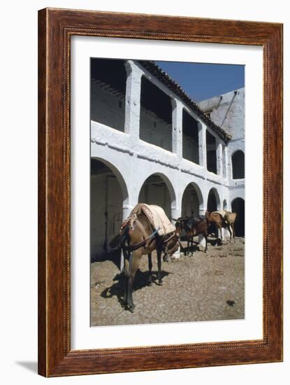 Fondouk, Chefchaouen, Morocco-Vivienne Sharp-Framed Photographic Print