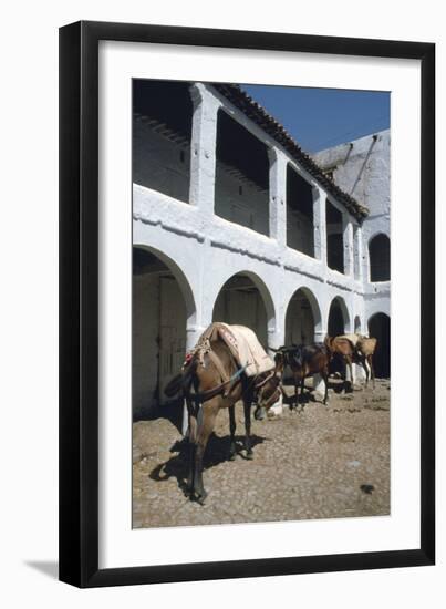 Fondouk, Chefchaouen, Morocco-Vivienne Sharp-Framed Photographic Print