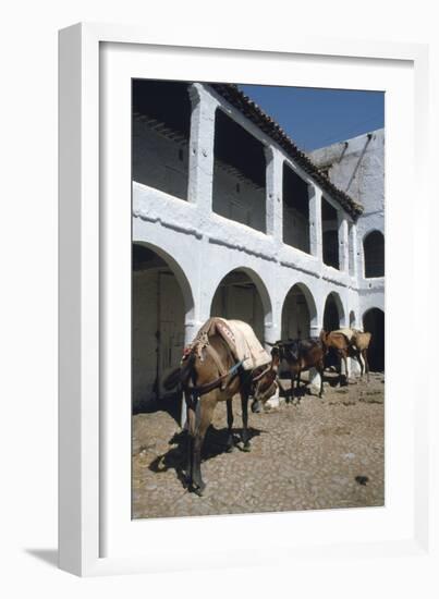 Fondouk, Chefchaouen, Morocco-Vivienne Sharp-Framed Photographic Print