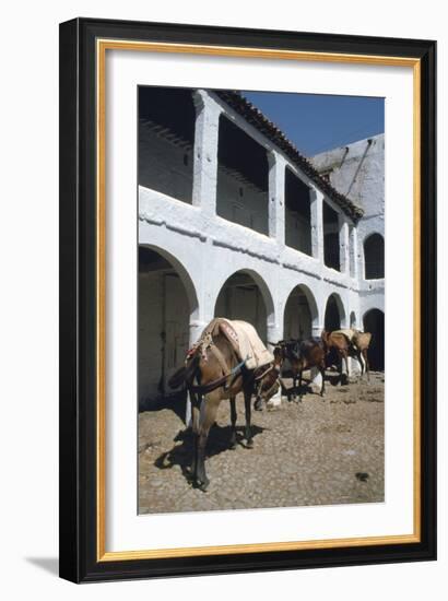 Fondouk, Chefchaouen, Morocco-Vivienne Sharp-Framed Photographic Print