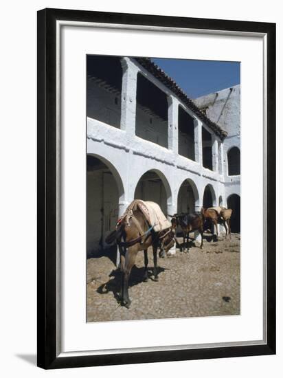 Fondouk, Chefchaouen, Morocco-Vivienne Sharp-Framed Photographic Print