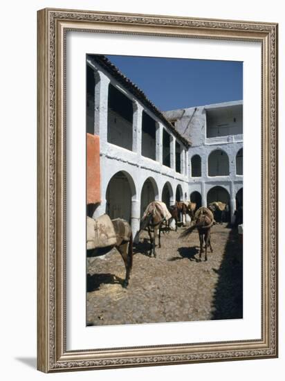 Fondouk, Chefchaouen, Morocco-Vivienne Sharp-Framed Photographic Print