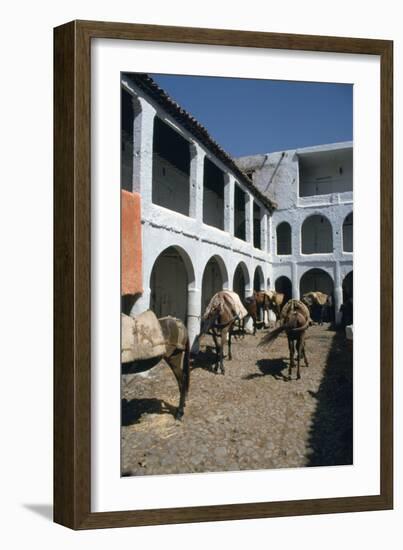 Fondouk, Chefchaouen, Morocco-Vivienne Sharp-Framed Photographic Print